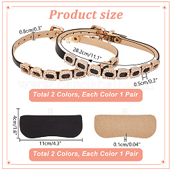 Lacets en simili cuir et strass&nbsp;FIND-PH0020-49