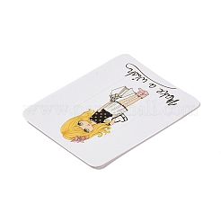Schede espositive per fermagli per capelli in carta rettangolari&nbsp;CDIS-C004-03I