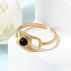 Offene Manschettenringe aus Edelstahl 304&nbsp;RJEW-F213-01G-07