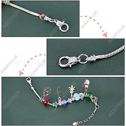 Kits zum Selbermachen von Weihnachtsarmbändern&nbsp;DIY-SC0018-84