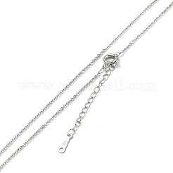 Collane ciondolo in ottone&nbsp;NJEW-B0002-02P