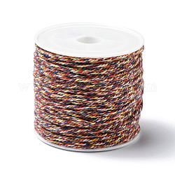 綿編み糸  スプールで  ラウンド  カラフル  1.2mm  約21.87ヤード（20m）/ロール