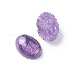 Natural Charoite Cabochons, Oval, 14x10x5.5~6mm
