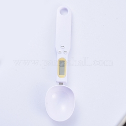 Electronic Digital Spoon Scales, 500g/0.1g Accurate Weighing Teaspoon Scale, with LCD Display, with Electronic, White, 233x57.5x20.5mm