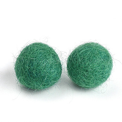 Diy Puppe Handwerk Wollfilz Ball, Handwerk Dekoration, Meergrün, 18~23 mm