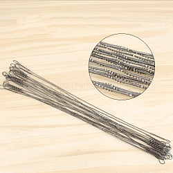 スクロールジグソーブレードスパイラル歯  木材鋸刃炭素鋼ワイヤー金属切断ハンドクラフトツール彫刻用  ステンレス鋼色  15cm