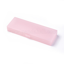 Astuccio porta penne in plastica, roso, 18.3x6.55x2.4cm