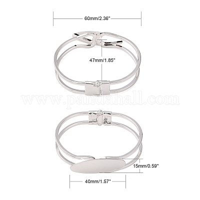 Ottone making braccialetto&nbsp;KK-G315-01S-1