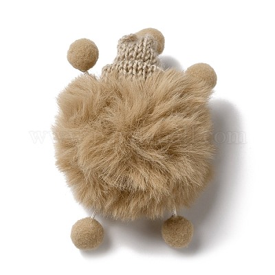 Wholesale Fluffy Polyester Imitation Wool Briquette Elves Ornament  Accessories 