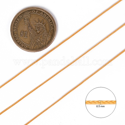 Cordon de polyester ciré&nbsp;YC-0.5mm-120-1