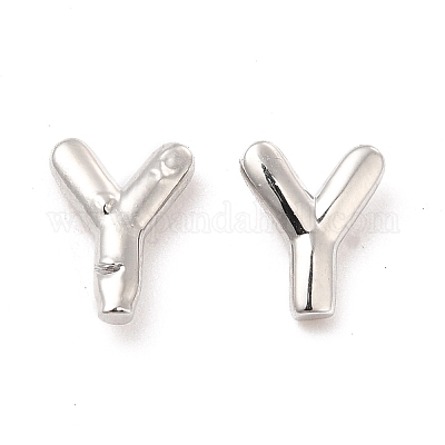 Letter Y mini hoop earrings