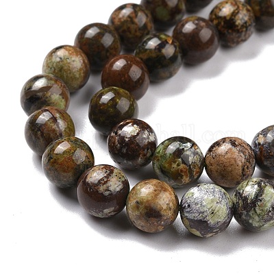 Chapelets de perles en opale vert naturel&nbsp;G-C242-01C-1