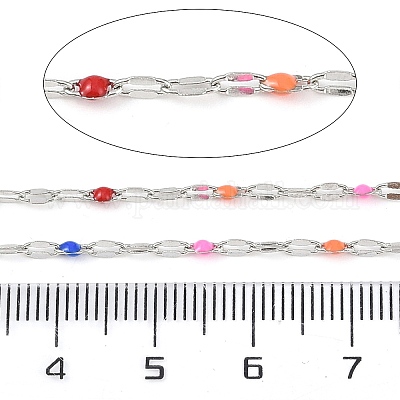 Chaînes pommées en laiton&nbsp;AJEW-Q153-03P-06-1