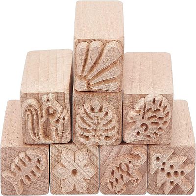 Timbres en bois&nbsp;DIY-OC0003-85-1
