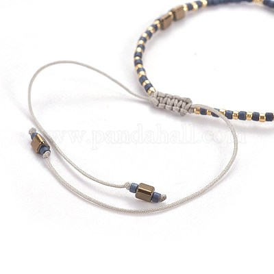 Wholesale Nylon Thread Braided Bead Bracelets 