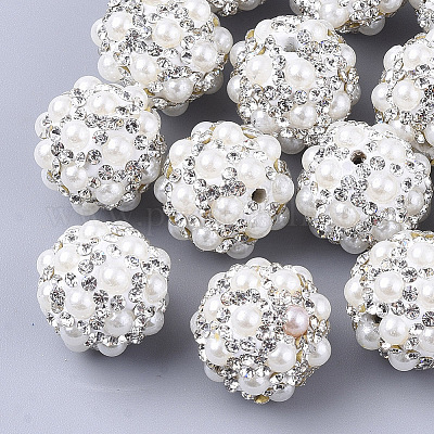 White Faux Pearls - 16 mm Fake Pearls