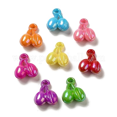 Placage de pendentifs acryliques opaques&nbsp;OACR-E039-51-1