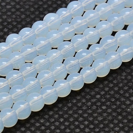 Rondes perles opalite brins GLAA-F033-6mm-01-1