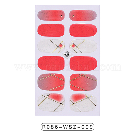 Наклейки с градиентным лаком для ногтей с полной оберткой MRMJ-R086-WSZ-099-1