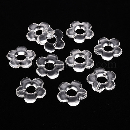 Cadres de perles acryliques transparents TACR-S154-29B-01-1