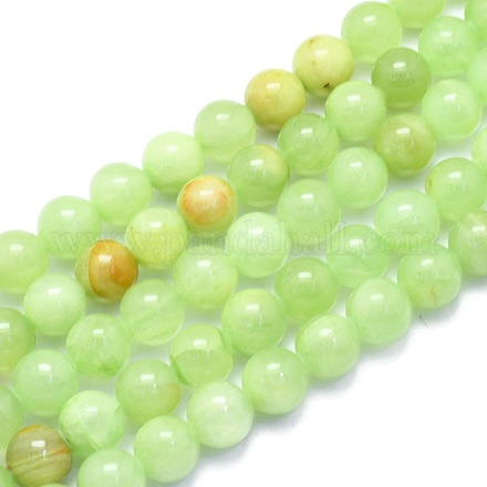 Natürliche weiße Jade perlen Stränge G-K310-C14-12mm-1