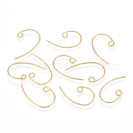 Brass Earring Hooks STER-TAC0001-01G-1