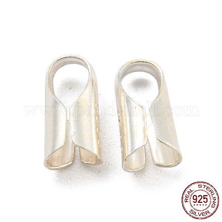 925 Sterling Silver Cord End STER-Q191-06C-S-1