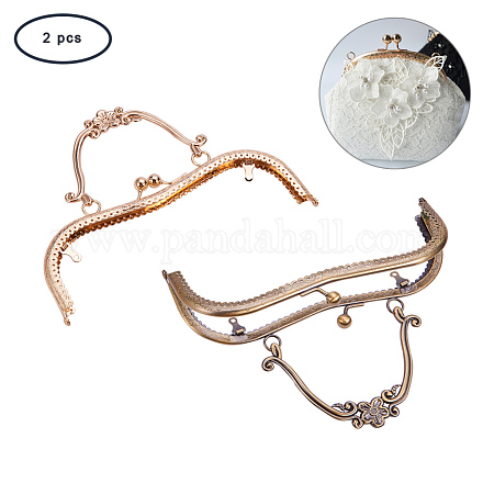 PandaHall Elite Iron Purse Frame Handle for Bag Sewing Craft Tailor Sewer FIND-PH0015-11-1