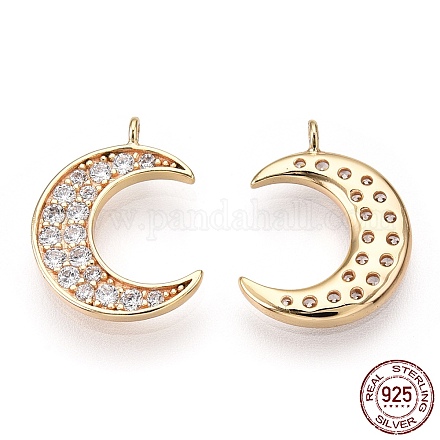 925 Sterling Silver Micro Pave Cubic Zirconia Pendants CHS-T004-36G-1