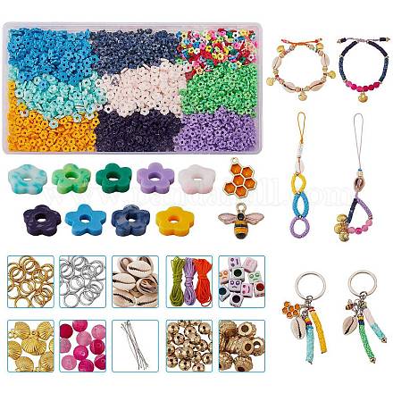 Kit per la creazione di gioielli fai da te con perline heishi DIY-SZ0007-06-1