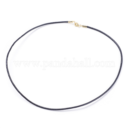 Fabbricazione di collana in corda di poliestere NJEW-P227-02G-A-1
