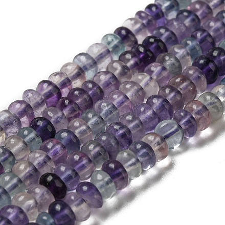 Natural Fluorite Beads Strands G-K245-B14-01-1