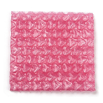 ビニール袋  バブルメーラー  正方形  サクランボ色  10.1~10.4x10.5~10.6x0.4cm ABAG-C007-01A-02-1