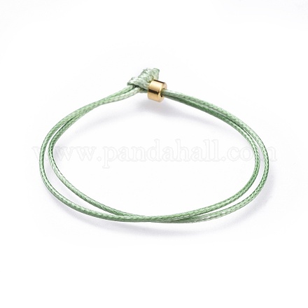 Unisex koreanische gewachste polyester schnur armbänder BJEW-JB04597-02-1