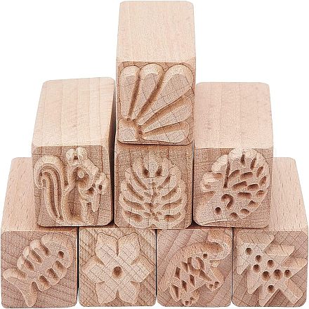 Timbres en bois&nbsp;DIY-OC0003-85-1