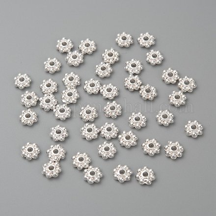 Alloy Beads Daisy Spacer Beads LF1249Y-01S-RS-1