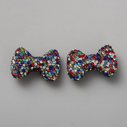Polymer Ton Strass Perlen&nbsp;FIND-WH0433-71B-1