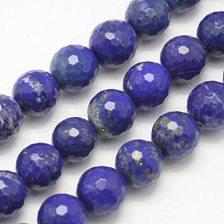 Natural Lapis Lazuli Bead Strands G-G431-04A-10mm-1