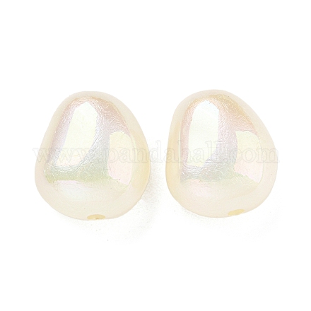 Perles en plastique abs peintes à la bombe KY-C017-03C-1