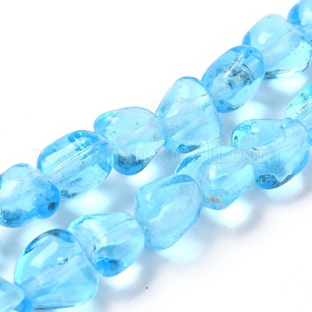 Handgemachte Murano Glas Perlen Stränge LAMP-I022-27B-1