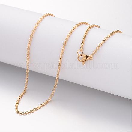 Ion Plating(IP) 304 Stainless Steel Necklace MAK-K004-13G-1