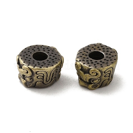 Perlas de latón enchapadas en estante estilo tibetano KK-Q805-46AB-1