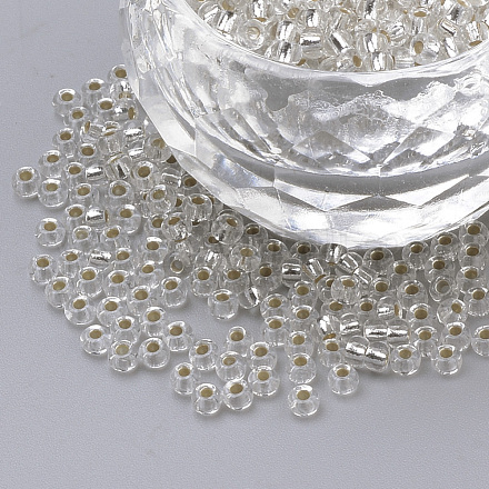 6/0 grade a perles de rocaille en verre rondes X-SEED-A022-F6-34-1