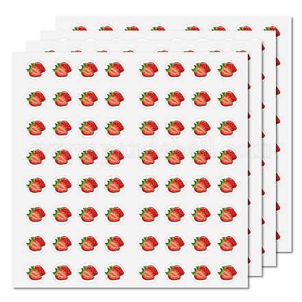 CREATCABIN 512pcs Strawberry Planner Stickers Self-Adhesive Stickers Fruit Planners Journals Agendas DIY Calendar Crafting Tabs Events Flags 8 Sheets Decoration for Gifts Box Envelope Seals DIY-WH0370-010-1