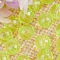 Transparent Acrylic Beads, Round, Green Yellow, 18mm, about 150pcs/500g.
