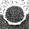 Glass Bugle Beads, Silver Lined, Gray, 6~8x1.8mm, Hole: 0.6mm, 1250pcs/50g