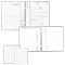 2 Sets 2 Styles 4/6 Inch PP Loose Leaf Photo Albums, Rectangle Card Storage Albums, Holds up to 100/50 Photos, Clear, 150~175x135~150x10mm, 1 set/style