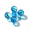 K9 Glass, Imitation Austrian Crystal Beads, Round, Dodger Blue, 7.5x8mm, Hole: 1.4mm