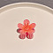 Flower Plastic Claw Hair Clips, Hair Accessories for Women & Girls, Cerise, 40x40x30mm