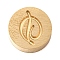 Golden Tone Brass Letter Stamps, with Black Wooden Handles, for DIY Wax Seal Stamps, Letter D, 79.5x12x12mm